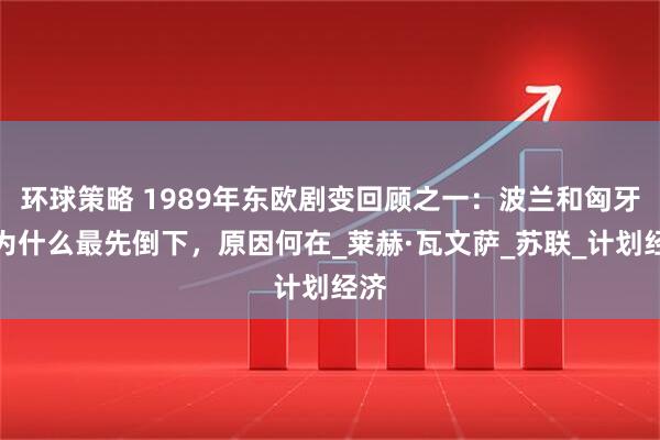 环球策略 1989年东欧剧变回顾之一：波兰和匈牙利为什么最先倒下，原因何在_莱赫·瓦文萨_苏联_计划经济